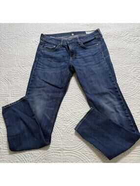RAG & BONE Womens SZ 28 The‎ DRE Slim Boyfriend  Luxury Jeans Color: Mission